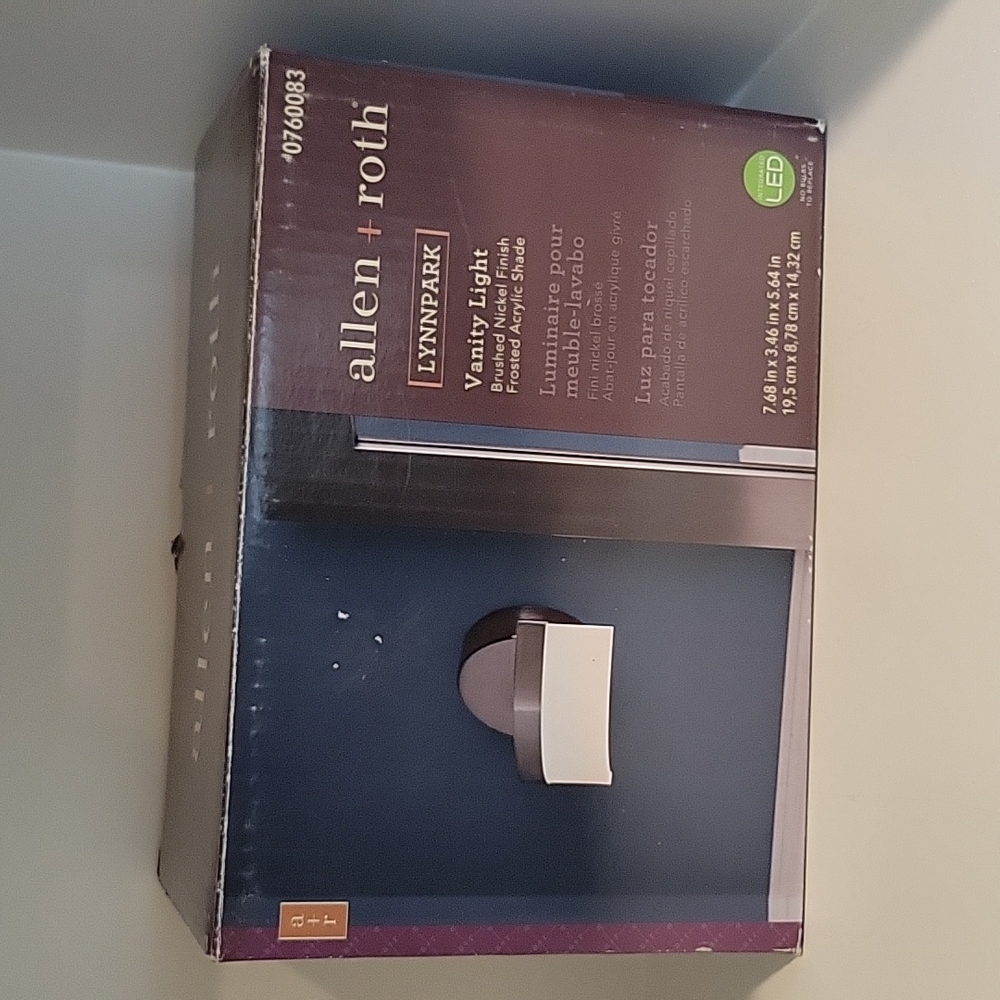 New vanity Light